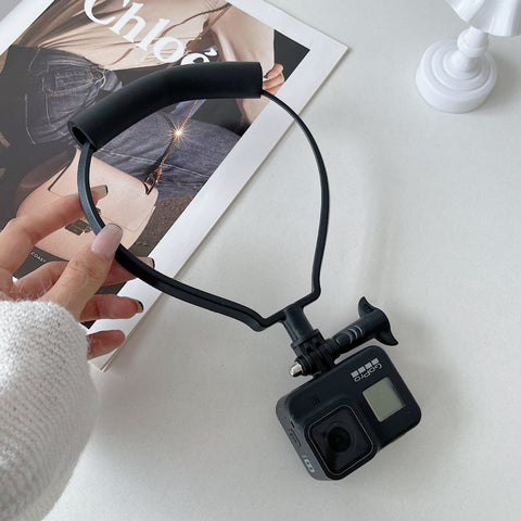 GOPRO12 360 sports neckband Camera Stand