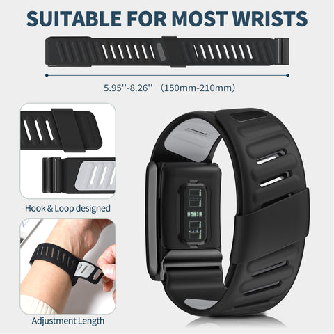Waterproof Adjustable Silicone Whoop 4.0 Strap Band
