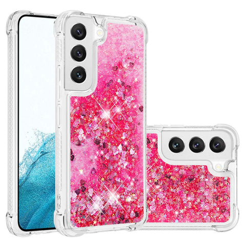 Samsung S25 Ultra S23FE TPU four-corner anti-drop and sand-flowing phone case