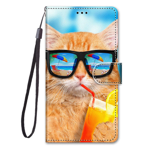 Samsung S25 Plus 3D Painted Leather Protective Phone Case