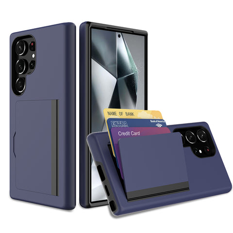 Samsung S24Ultra 2-in-1 card all-inclusive anti-drop phone case