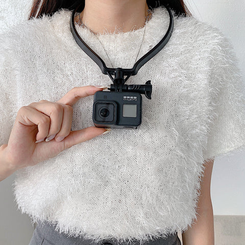 GOPRO12 360 sports neckband Camera Stand