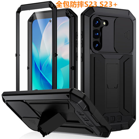 Samsung S25 Ultra silicone metal fall droof phone case