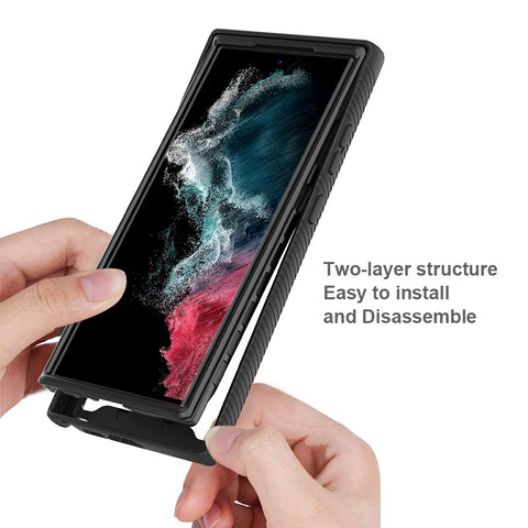Samsung Built-in PET film Starry Sky Screen 360 Protect Phone Case