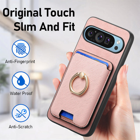 Google 8A Google Pixel9A 9pro Magnetic Card Ring Stand Phone Case