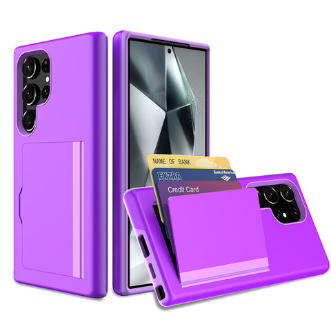 Samsung S24Ultra 2-in-1 card all-inclusive anti-drop phone case