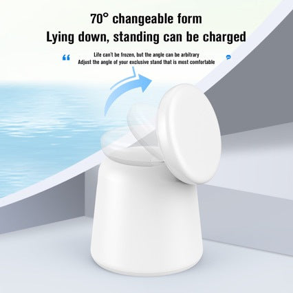 iPhone 15 14 13 12 Pro Max Airpods IWatch 9 8 7 6 3 in 1 Magnetic Wireless Charger Stand Foldable Fast Charging Dock Station