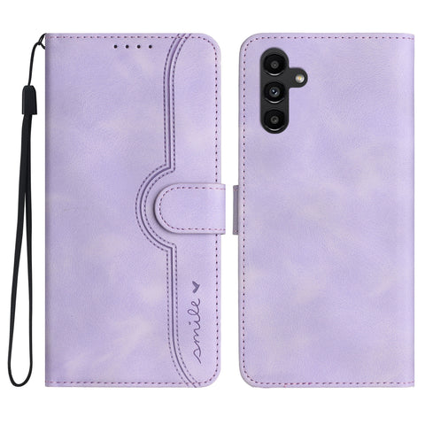 Samsung X Cover7 A24 Smile solid color card wallet mobile phone case
