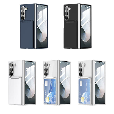 Samsung zfold6 foldable card case holder anti-drop PC mobile phone protective case