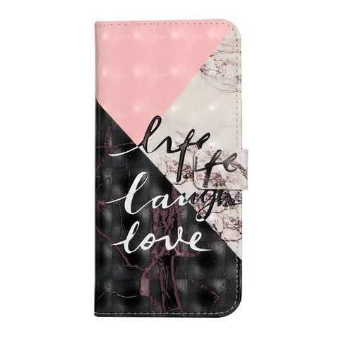 Samsung S23FE A8 3D oil-painted flip cover card wallet protects phone case