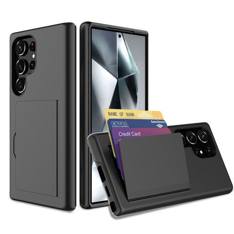 Samsung S24Ultra 2-in-1 card all-inclusive anti-drop phone case
