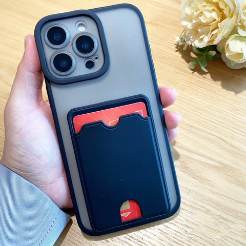 Huawei iPhone Russian three-in-one solid color skin-feel SIM card phone protection phone case