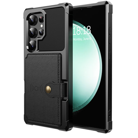 Samsung S25 S24 ultras23F Card Wallet Anti-drop Phone Case Protective Cover