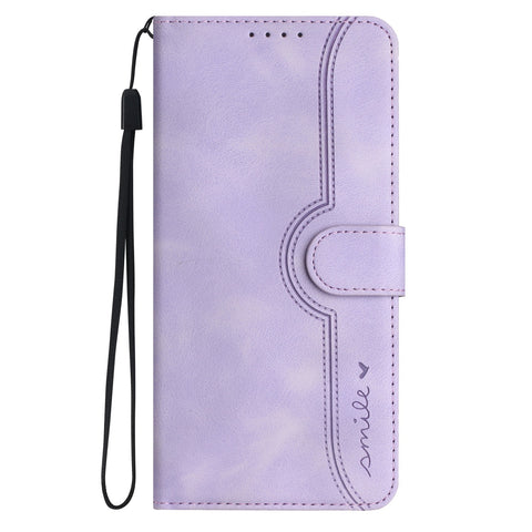 Samsung X Cover7 A24 Smile solid color card wallet mobile phone case