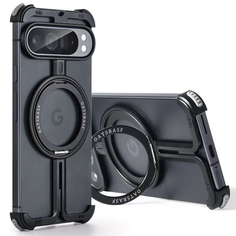 Google Pixel 9 Pro XL Metal magnetic stand phone case