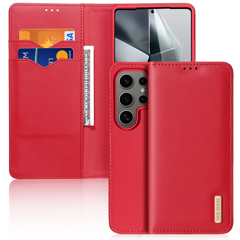 Samsung Galaxy S25 Ultra Leather Wallet Stand Flip Phone Cover