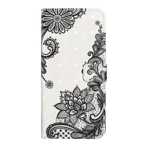 Samsung S23FE A8 3D oil-painted flip cover card wallet protects phone case