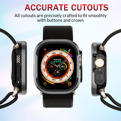 Aluminum Alloy Watch Protective Case for APPLE Watch 7/8/9/10
