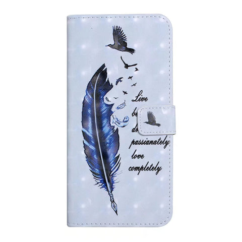 Samsung S23FE A8 3D oil-painted flip cover card wallet protects phone case