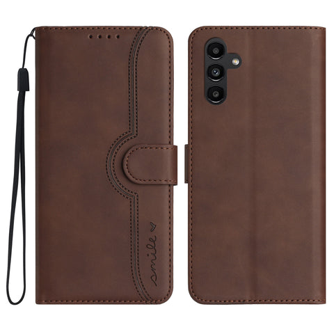 Samsung X Cover7 A24 Smile solid color card wallet mobile phone case