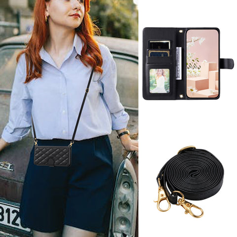 Google 8 PRO Pixel 8A phone rope flip cover card phone case