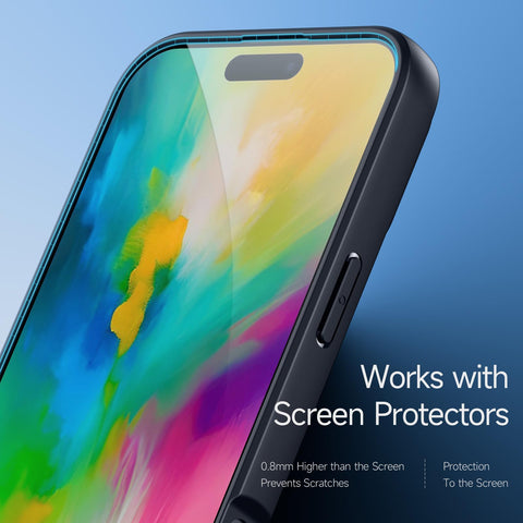 iPhone 16 Pro Max/16 Pro/16 Plus/16 Built-in Folding Metal Stand Anti-Fingerprint Soft Edge Grip Phone Case
