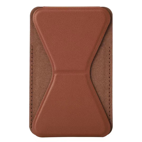 Leather card bag phone holder