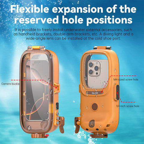 Capibara diving waterproof Phone Case