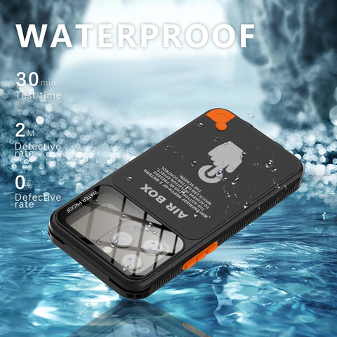 iPhone 16 pro max Waterproof Diving Touch Screen Phone Case