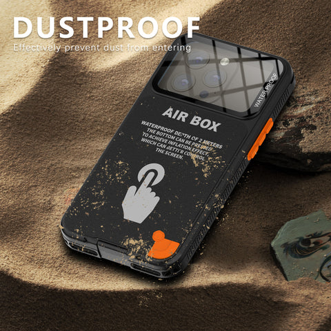 iPhone 16 pro max Waterproof Diving Touch Screen Phone Case