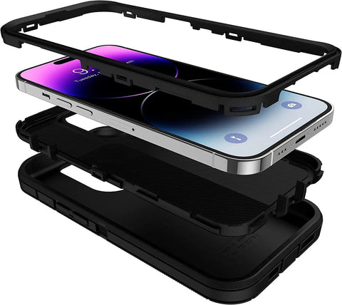 iPhone 16 pro max 3 in 1 shockproof phone case