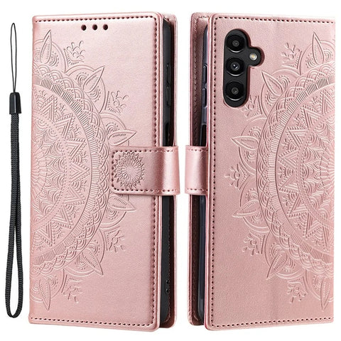Samsung Galaxy S25 Ultra Imprinted Totem PU Leather Wallet Stand Phone Cover