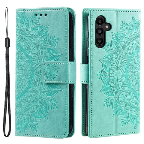 Samsung Galaxy S25 Ultra Imprinted Totem PU Leather Wallet Stand Phone Cover