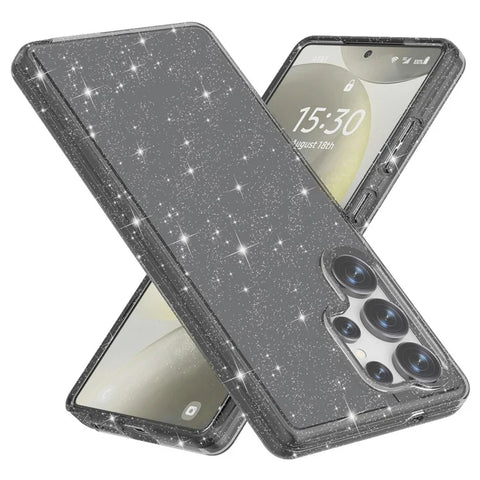 Samsung Galaxy S25 Ultra Case Anti-Scratch PC TPU Sparkly Glitter Phone Cover