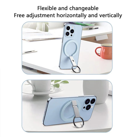 Samsung iPhone Strong Magnetic MagSafe Removable Mobile Phone Grip Kickstand Ring Holder Stand
