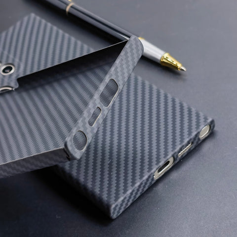 Samsung Galaxy S23 S24 Ultra Plus Aramid Fiber Ultra-Thin Kevlar Pure Carbon Fiber Shockproof Phone Case
