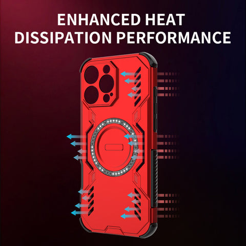 iPhone heat dissipation magnetic phone case protective cover