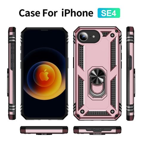 iPhone Non-commissioned Officer car magnetic stand anti-drop phone case
