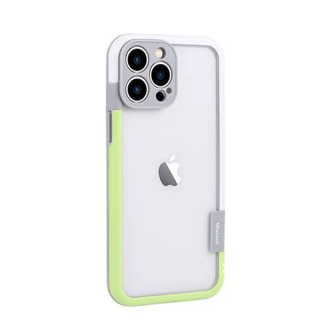 iPhone liquid frame contrasting color silicone phone case