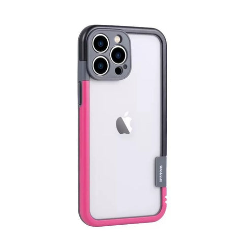 iPhone liquid frame contrasting color silicone phone case