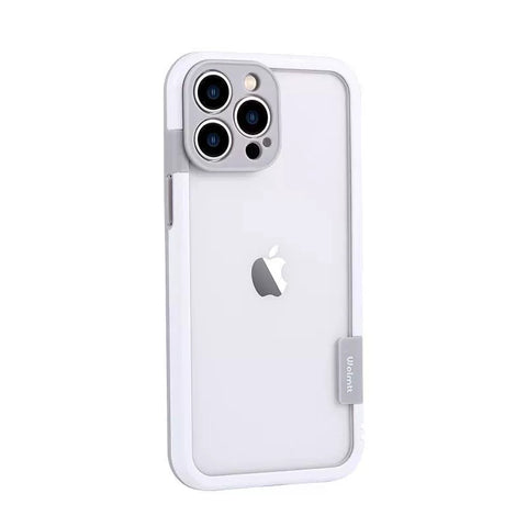iPhone liquid frame contrasting color silicone phone case