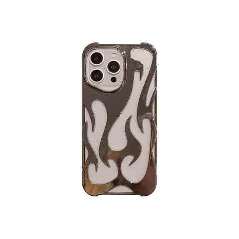 iPhone hollowed-out heat dissipation simple anti-drop protective phone case