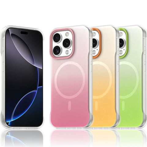 iPhone gradient borderless magnetic phone case