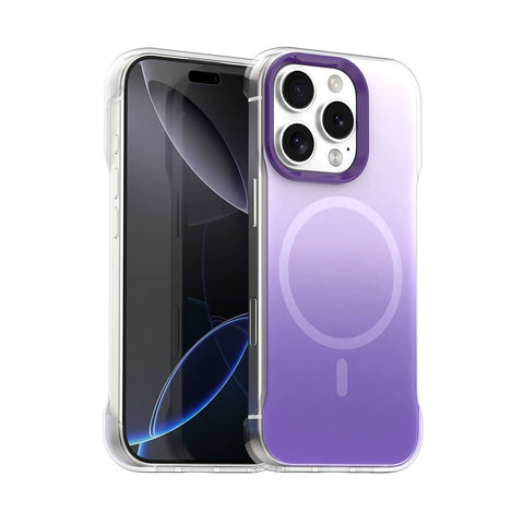 iPhone gradient borderless magnetic phone case