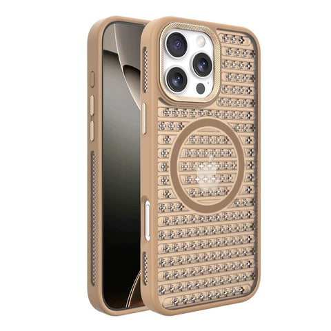 iPhone heat dissipation breathable frosted magnetic phone case
