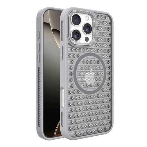 iPhone heat dissipation breathable frosted magnetic phone case