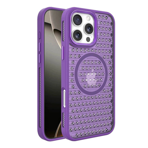 iPhone heat dissipation breathable frosted magnetic phone case