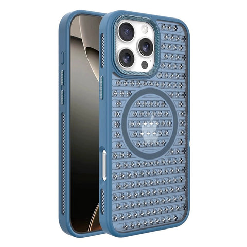 iPhone heat dissipation breathable frosted magnetic phone case