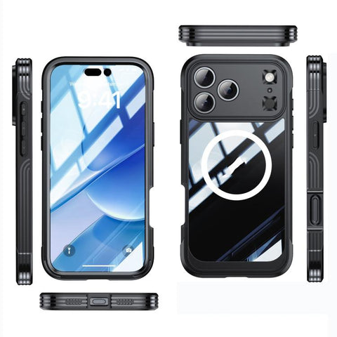 iPhone 17 Pro Max Life Waterproof MagSafe Magnetic Three-proof Phone Case