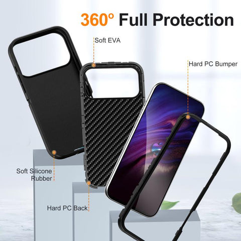iPhone 17 Pro Max Defender Life Waterproof Three-proof Phone Case